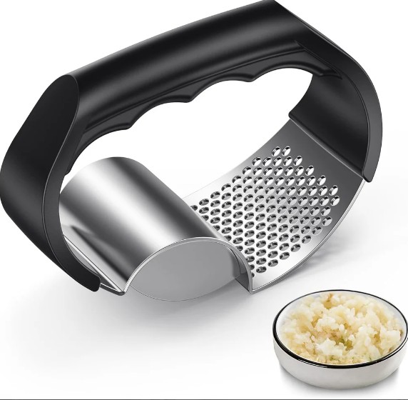 Stainless Steel Garlic Press